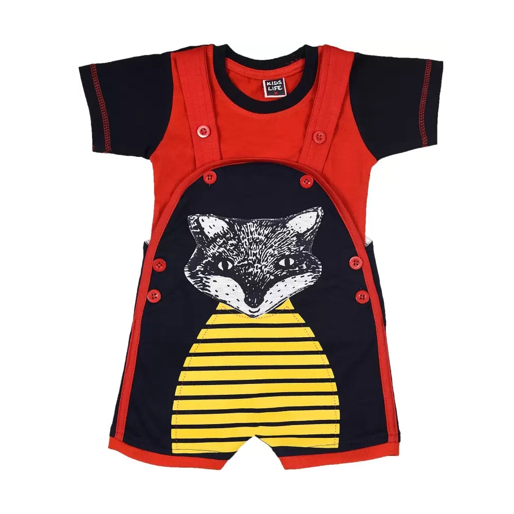 KIDZLIFE Dungarees Navy Blue